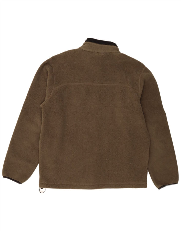 Timberland Veste polaire pour homme UK 40 Large Kaki Polyester