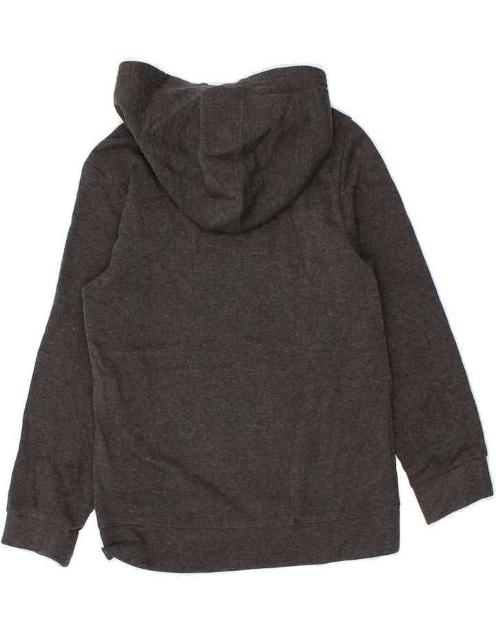 FILA Boys Hoodie Jumper 7-8 Years Grey Polyester Vintage Fila and Second-Hand Fila from Messina Hembry 