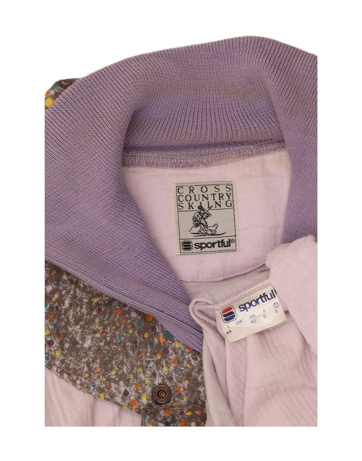 CROSS COUNTRY Veste Anorak Femme IT 44 Violet Moyen Colourblock