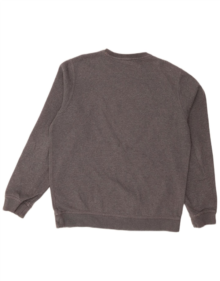 Nike Sweat-shirt pour homme en coton gris Taille L