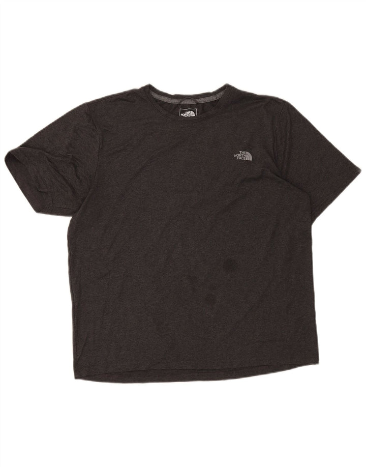 The North Face T-Shirt Homme Gris Moyen Moucheté Polyester