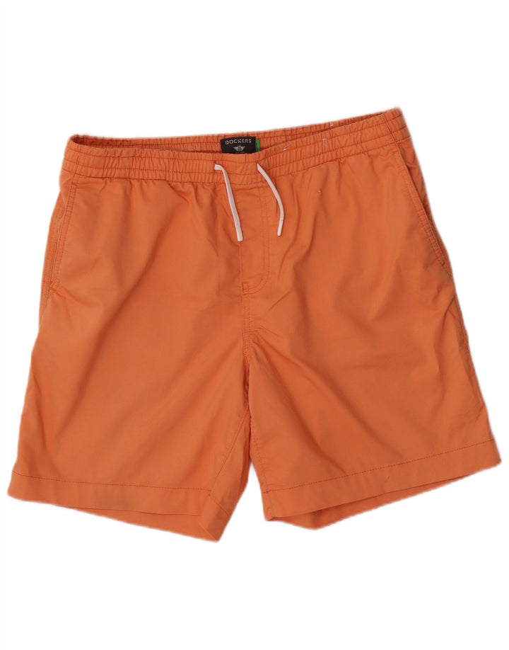 Dockers Short Chino Homme Large W36 Orange Polyester