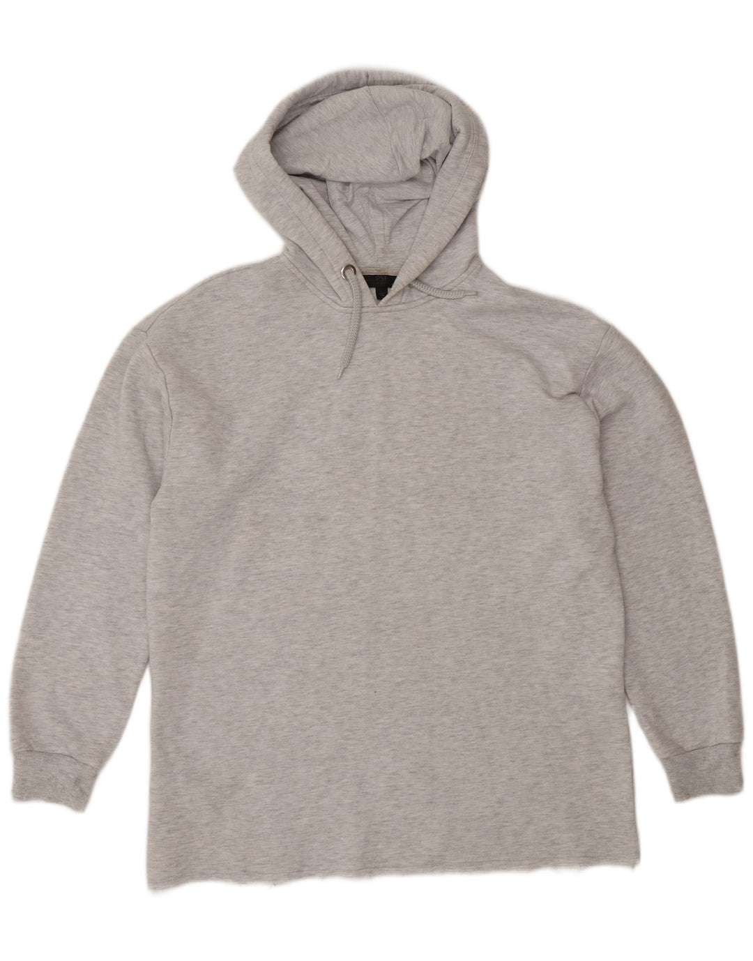 Topshop Pull à capuche surdimensionné pour femme UK 10 Petit Gris Polyester