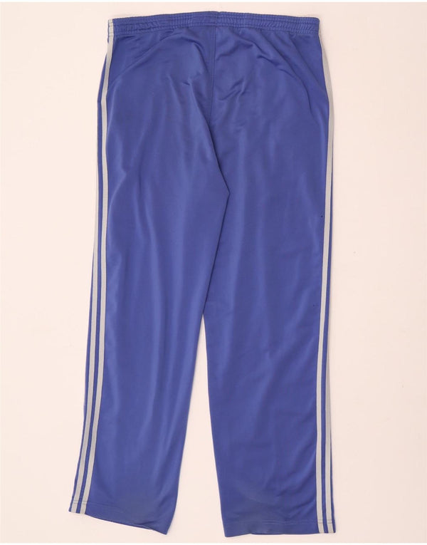Adidas Pantalon de survêtement pour homme UK 36/38 Petit Bleu Polyester