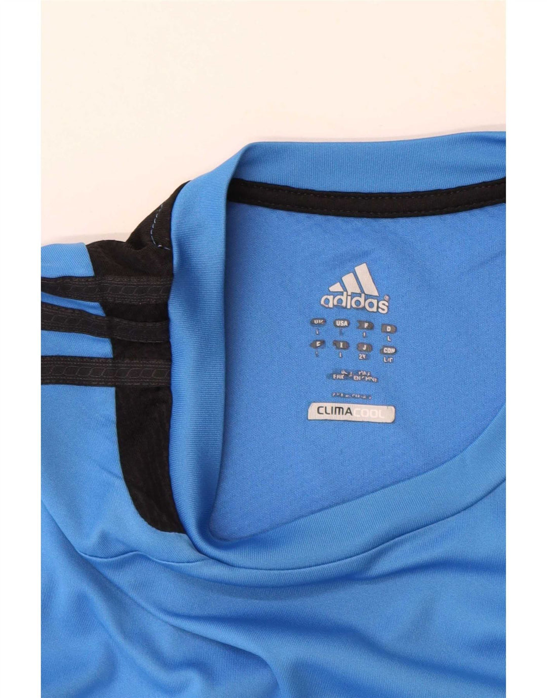 Adidas Hommes Climacool Débardeur Grand Bleu Colorblock Polyester