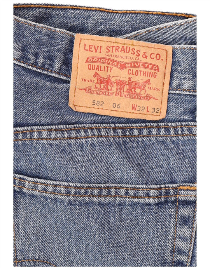 Levi's Jean Droit 582 Homme Bleu W32 L28 Coton