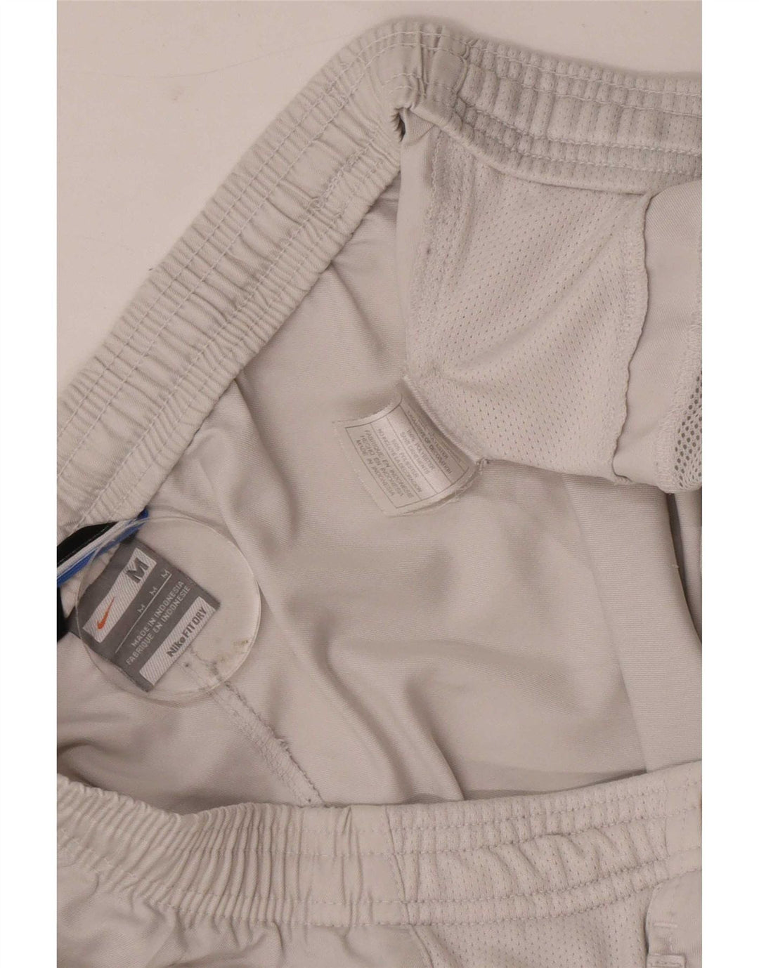 Nike Short de sport pour homme en polyester blanc moyen