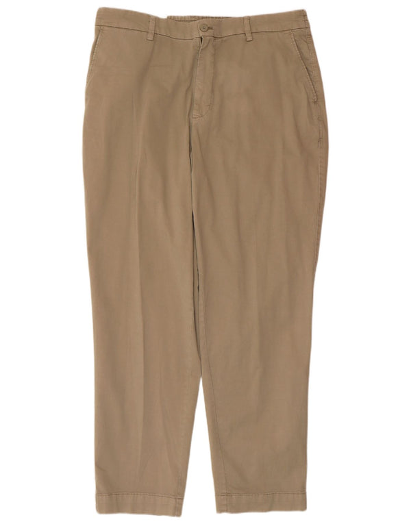 Pantalon chino fuselé ZARA homme 2XL W36 L31 coton beige