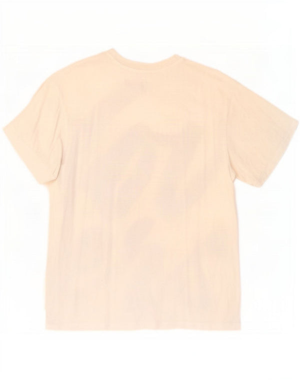 Liu Jo T-Shirt Graphique Top XL Homme Blanc Cassé