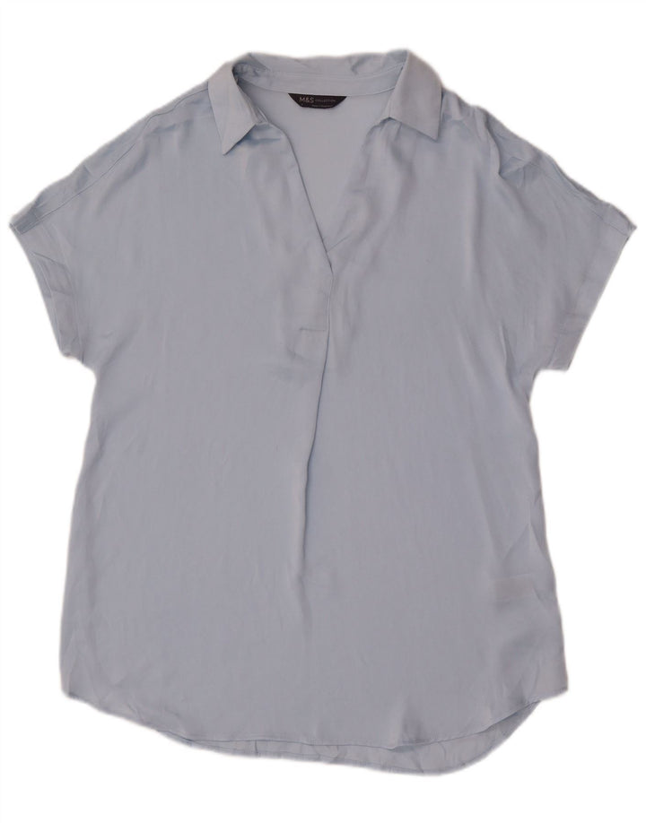 Marks & Spencer Tunique Femme UK 8 Small Bleu Polyester
