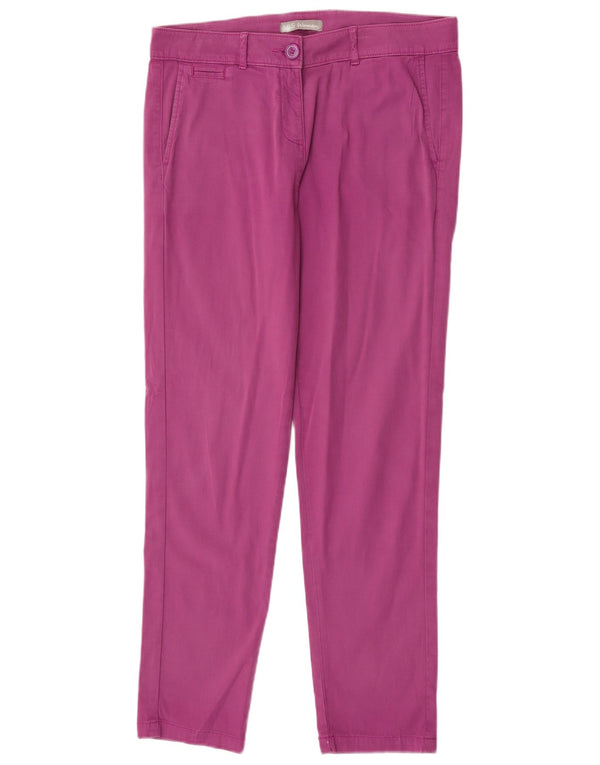 Marks & Spencer Pantalon chino slim pour femme UK 12 Medium W32 L30 Violet
