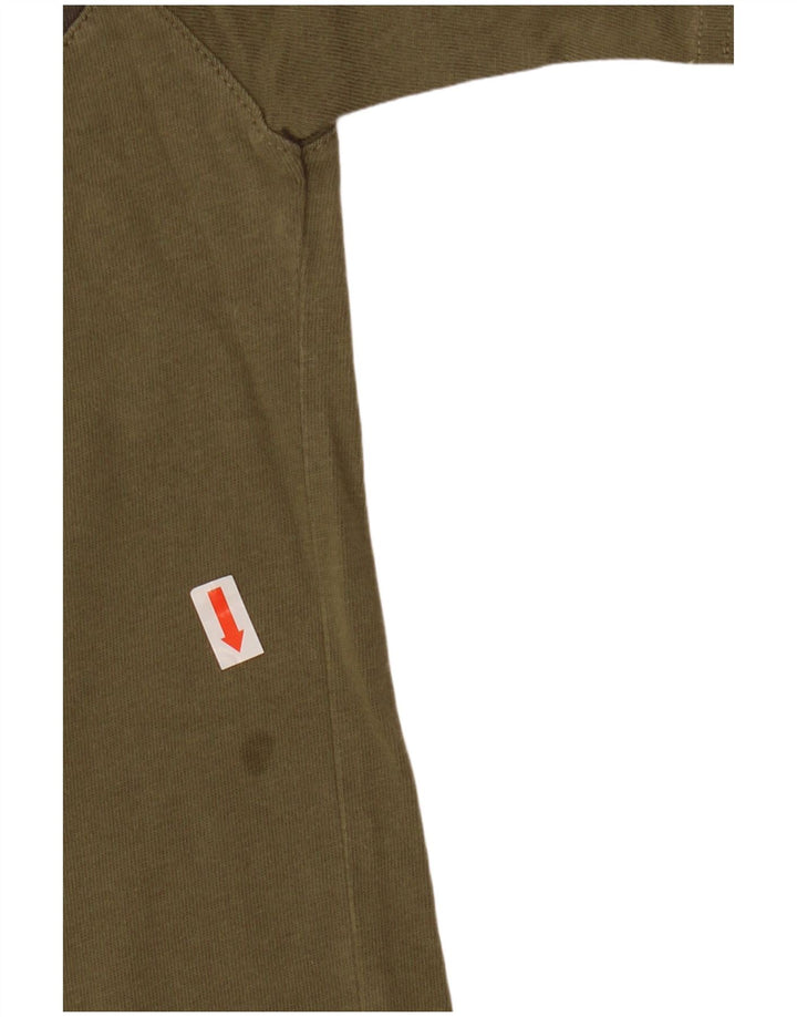 ADIDAS T-Shirt Homme Kaki Moyen Colorblock Coton