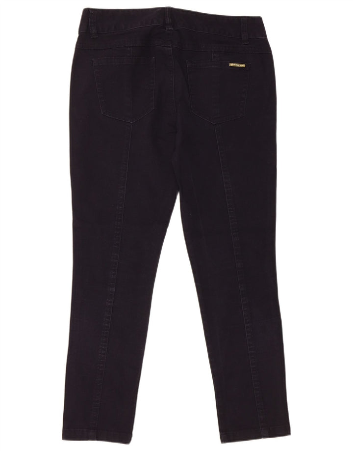 MICHAEL KORS Pantalon décontracté slim pour femme US 4 Small W30 L27 Bleu marine