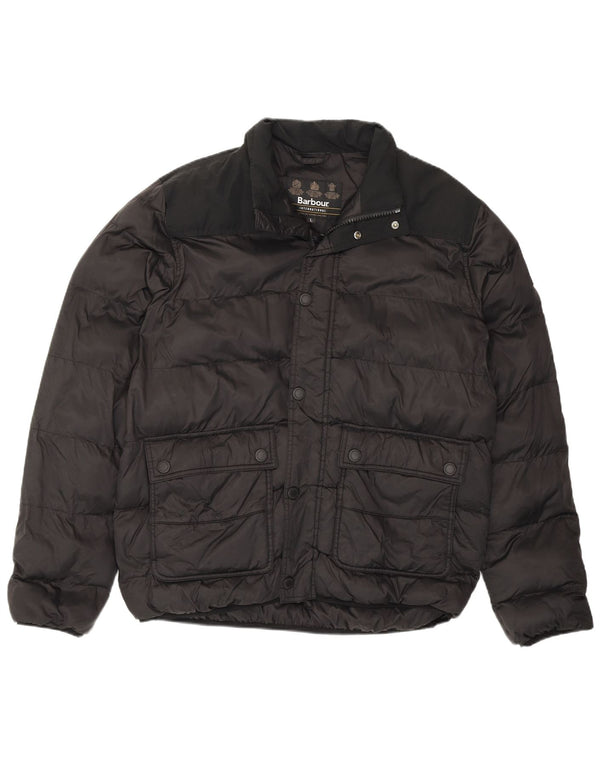Barbour Mens Padded Jacket UK 40 Large Black Polyamide