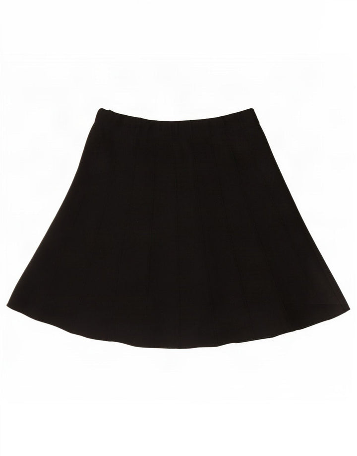 Zara Femme Jupe Trapèze Medium W28 Viscose Noir