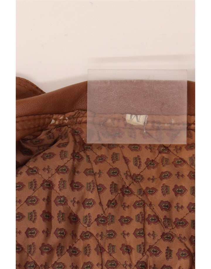 veste en cuir homme vintage UK 38 Brun moyen
