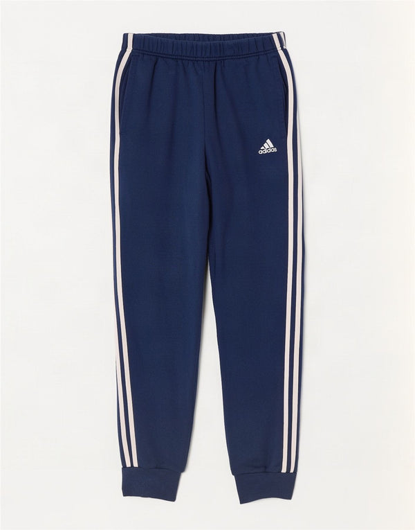 Adidas Pantalon de survêtement pour homme UK 38/40 Bleu moyen Coton