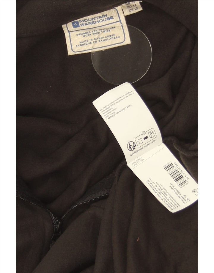 Mountain Warehouse Gilet polaire pour femme UK 16 Large Marron Polyester