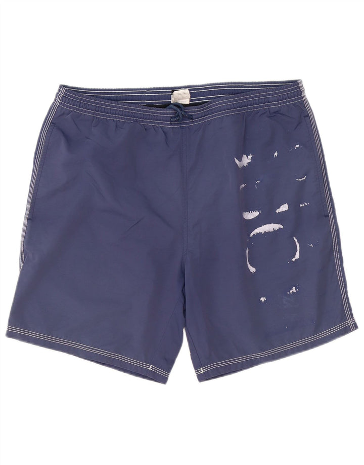 Hugo Boss Short de bain bleu marine moyen en polyester pour homme