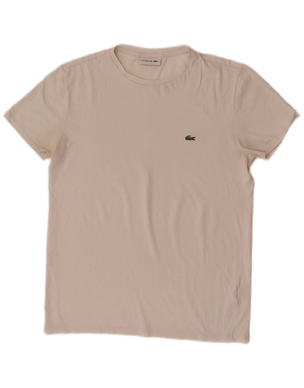 Lacoste T-Shirt Homme Haut Petit Coton Blanc