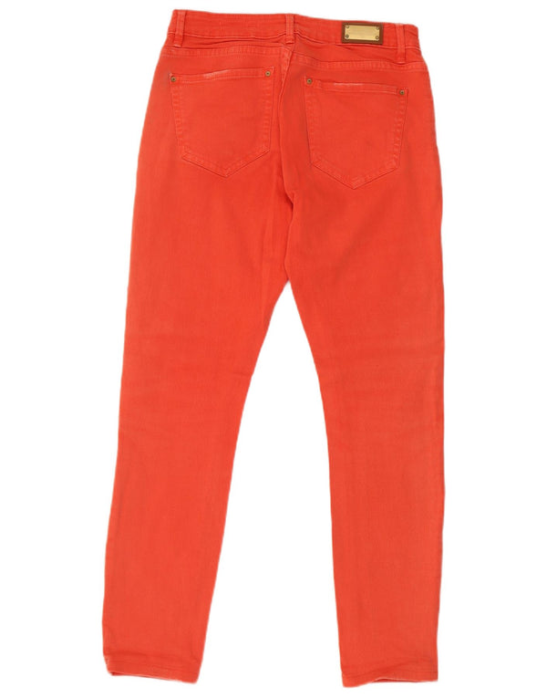 Zara Jean skinny femme EU 38 Small W28 L26 Orange Coton