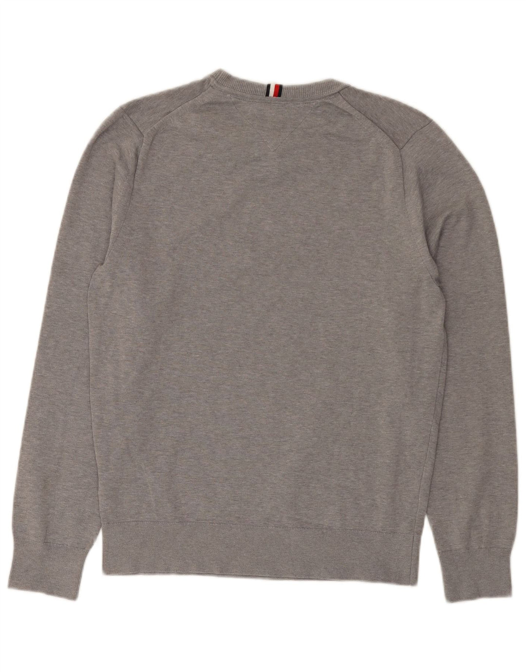 TOMMY HILFIGER Sweat-Shirt Homme Gris Moyen Coton