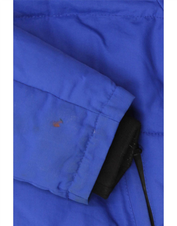 Superdry Veste matelassée Everest Mountain Parka pour femme UK 12 Bleu moyen