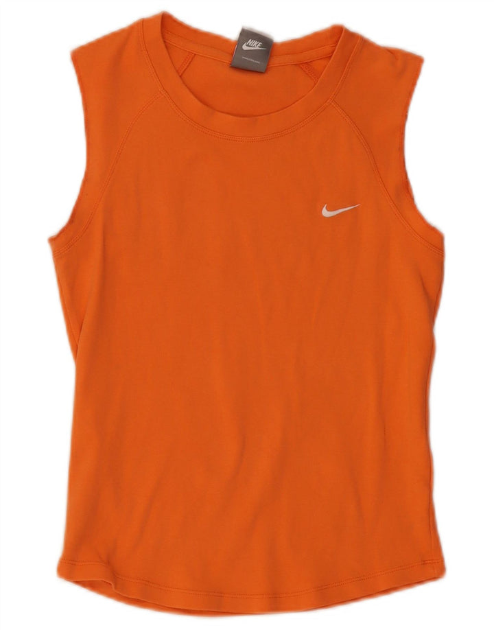 NIKE Débardeur pour femme UK 10/12 Orange moyen