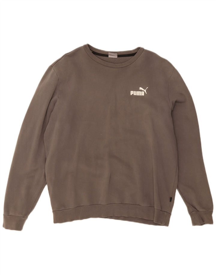 Puma Sweat-shirt pour homme Gris Taille L