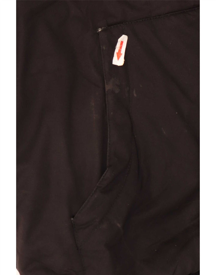 Zara Veste matelassée à capuche pour homme UK 38 Medium Noir Polyester