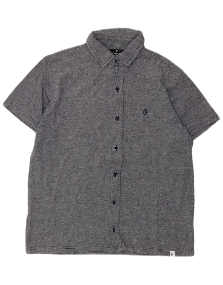 Coveri Chemise à Manches Courtes Homme XL Gris Coton