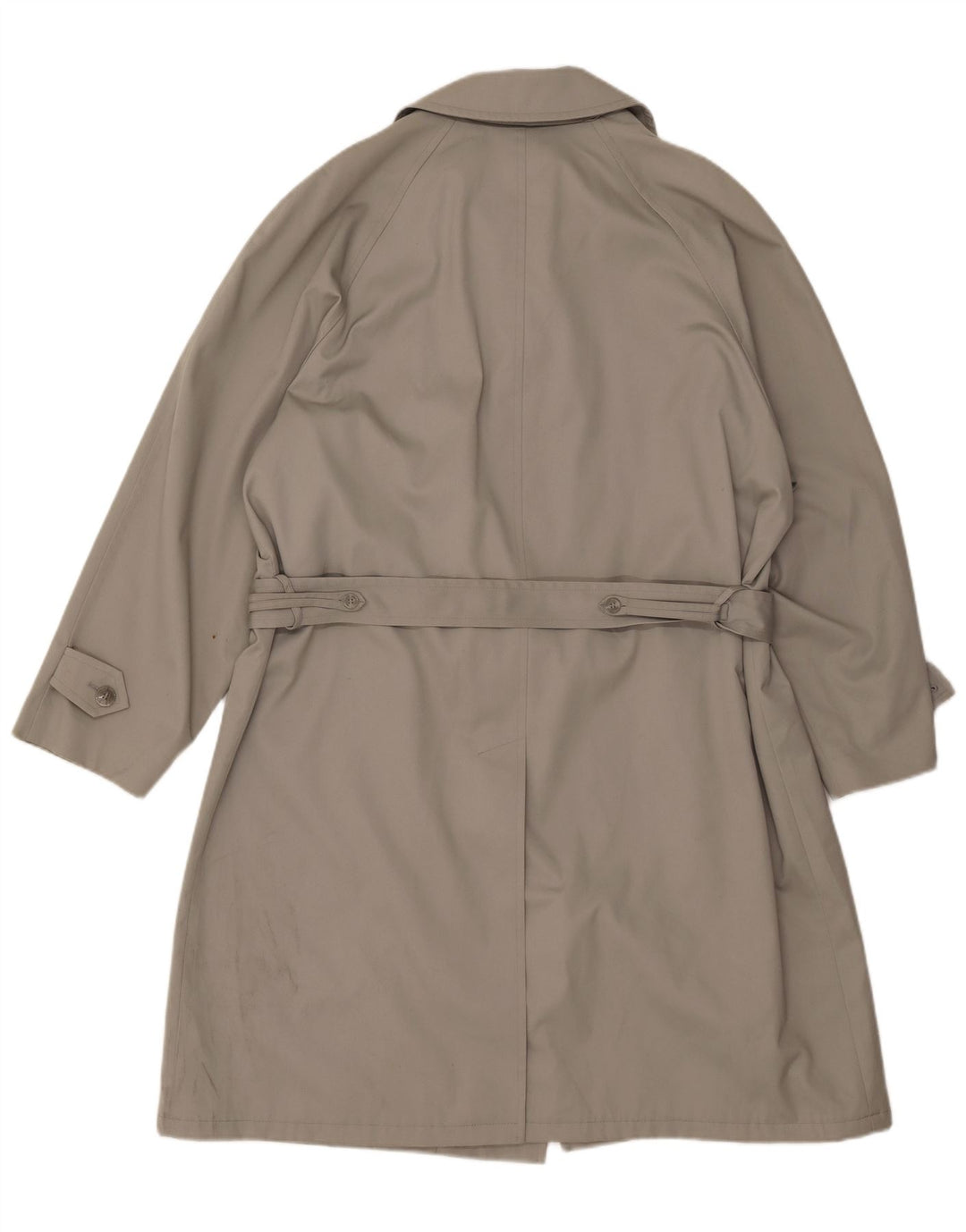 VINTAGE Imperméable Coupe Ample Homme IT 49 Gris Moyen Polyester