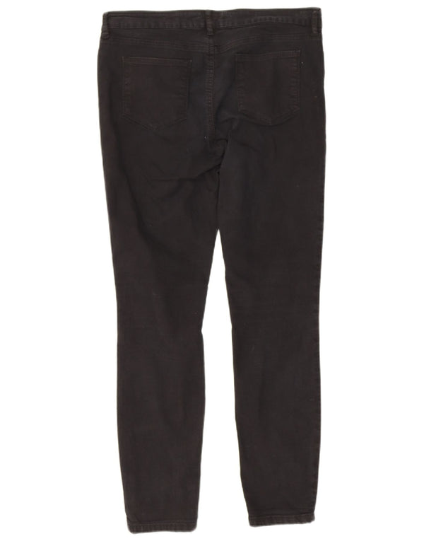 Fat Face Jean skinny pour femme UK 14 Large W34 L28 Coton noir
