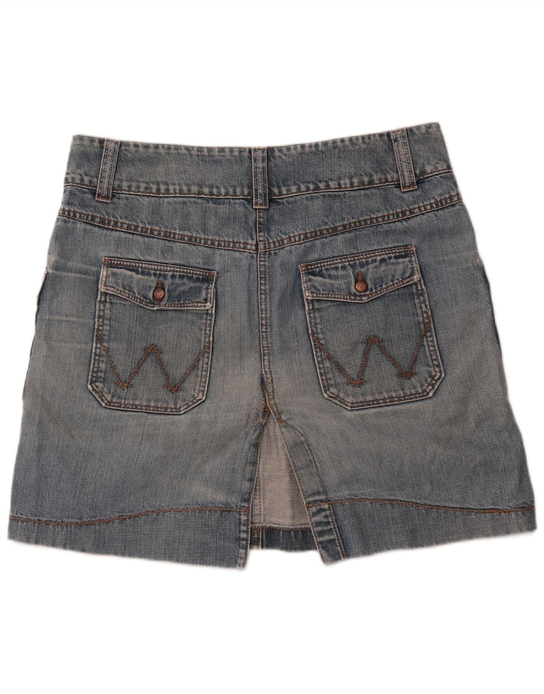 WRANGLER Femme Zoe Denim Cargo Jupe W33 Grand Bleu Coton