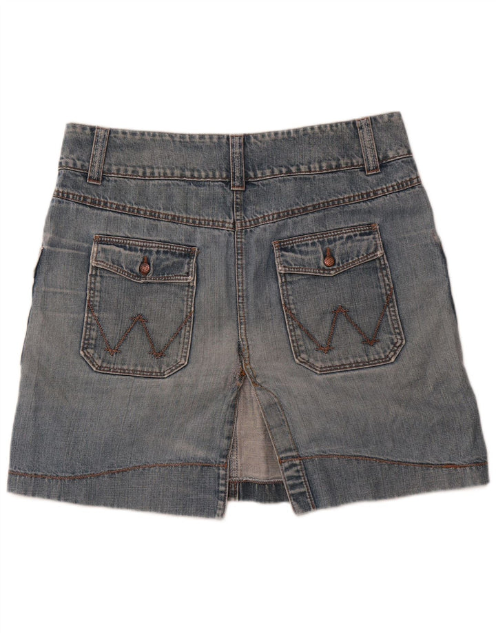 WRANGLER Femme Zoe Denim Cargo Jupe W33 Grand Bleu Coton