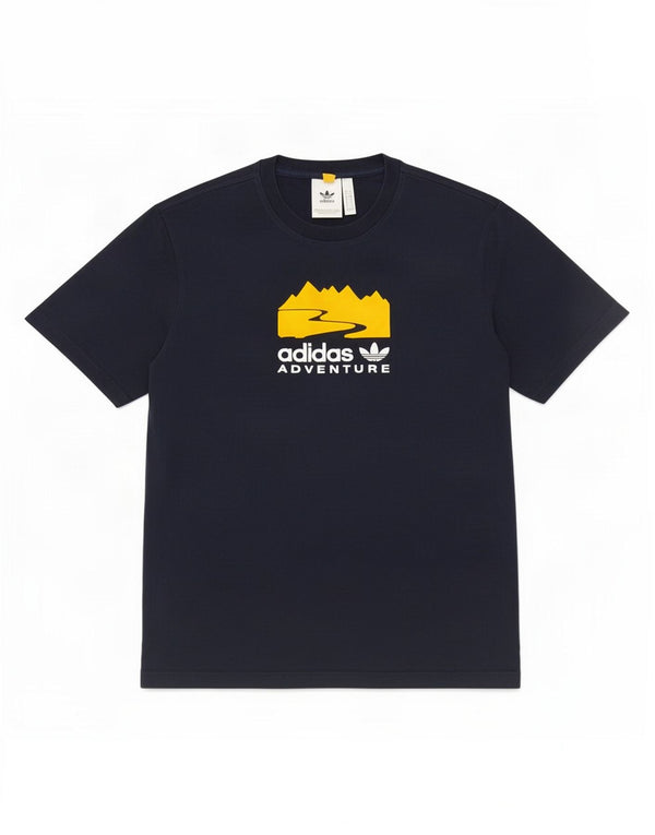 Adidas T-shirt graphique pour homme, petit, bleu marine