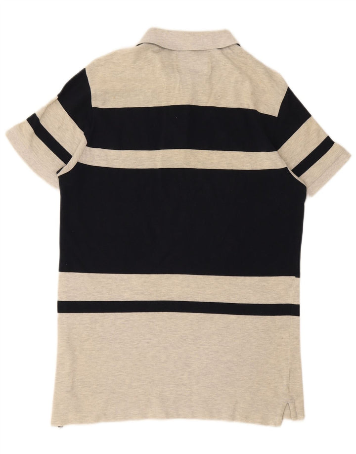 Woolrich Polo Homme Gris Moyen Colourblock Coton