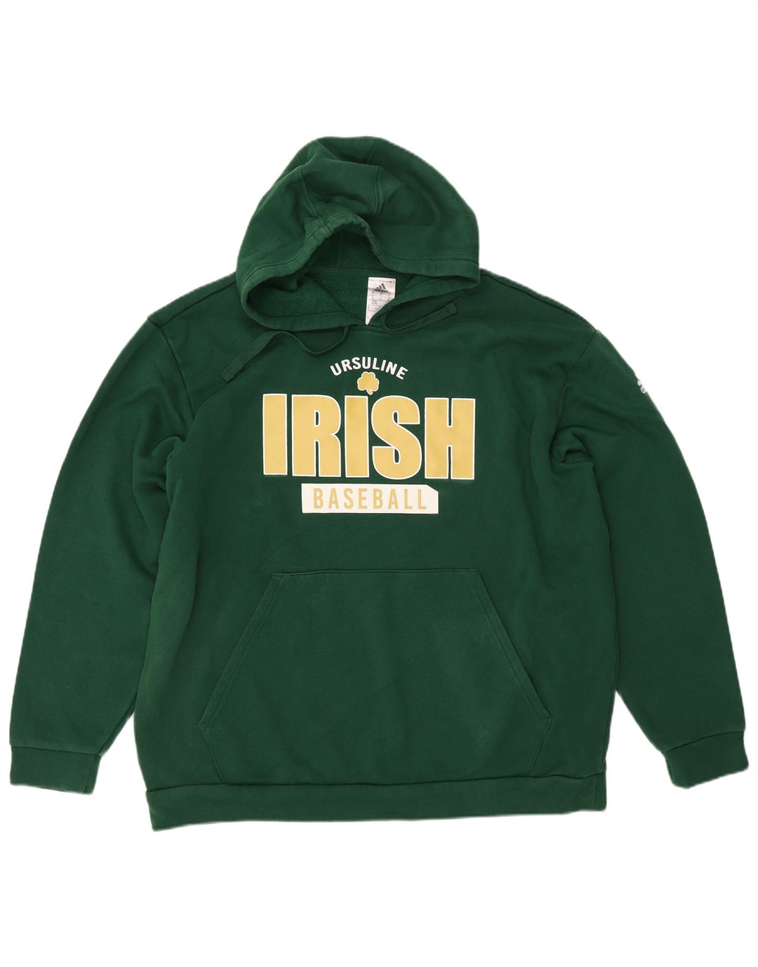 ADIDAS Pull à capuche graphique Baseball pour homme XL en coton vert