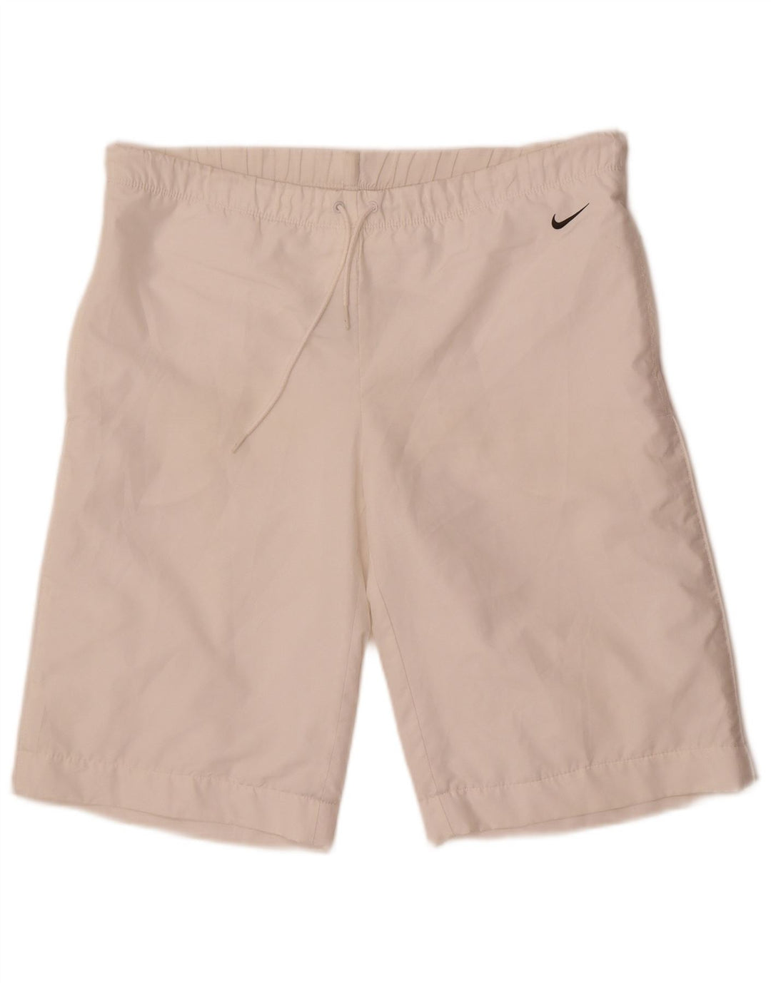 Nike Short de sport pour femme UK 14/16 Large Blanc Polyester