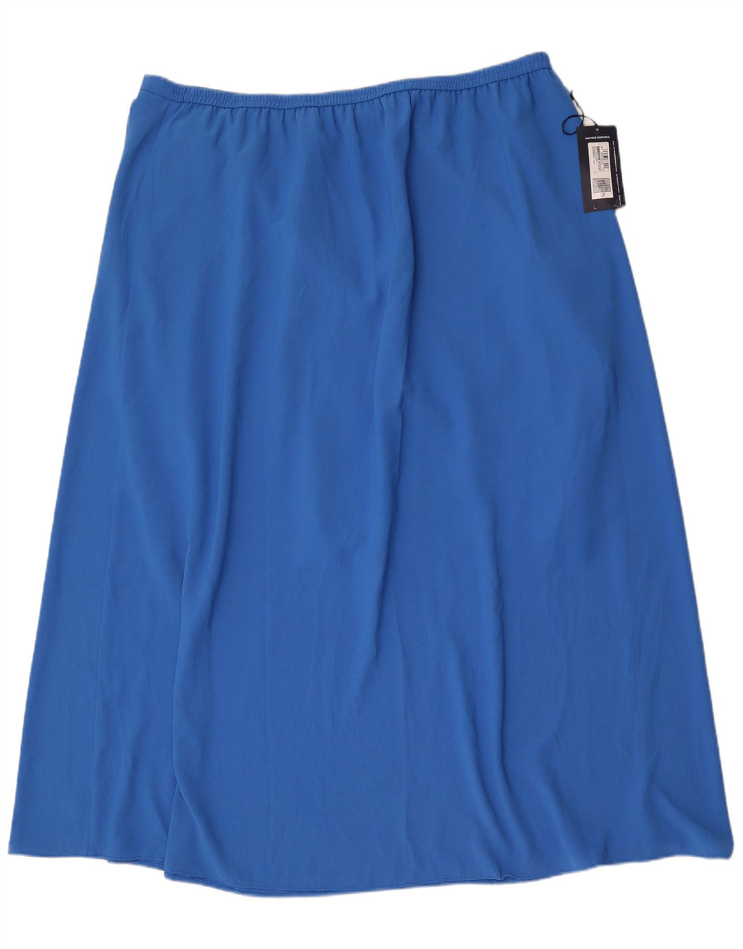 Marks & Spencer Jupe trapèze pour femme UK 20 2XL W40 Bleu Polyester
