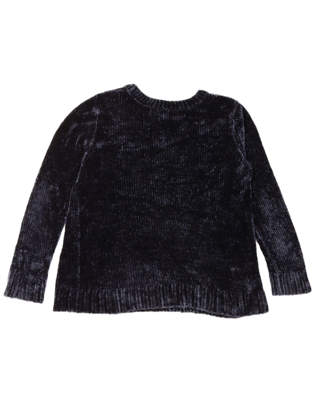 ORVIS Pull à col rond pour femme UK 16 Large Bleu marine Polyester