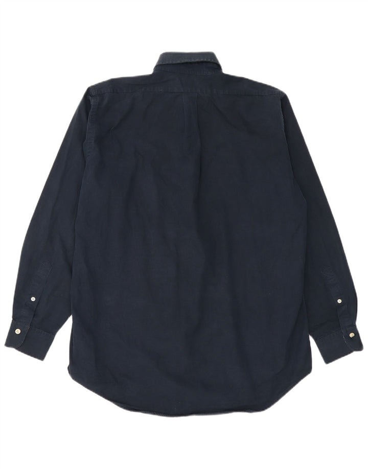 AQUASCUTUM Chemise Ample Homme Bleu Marine Moyen Coton