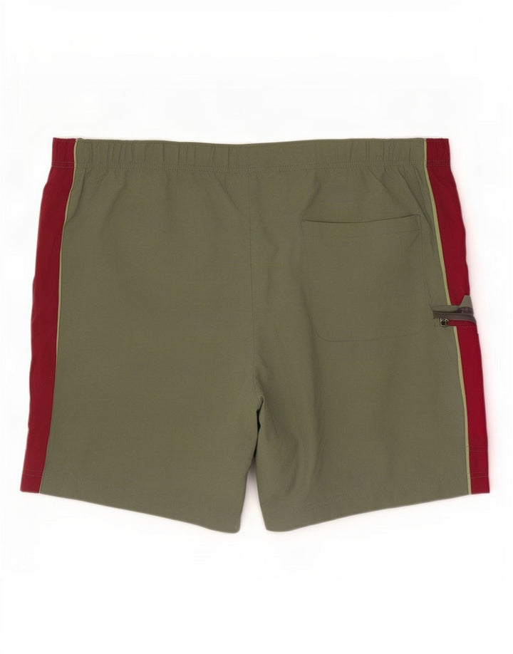 Marks & Spencer Short de Bain Homme Large Vert Colorblock Polyamide