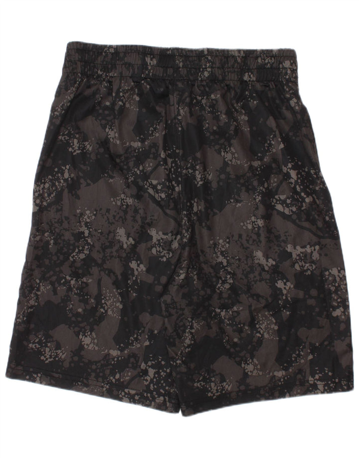 Puma Short de Sport Garçon 10-11 Ans Gris Moyen Camouflage Polyester