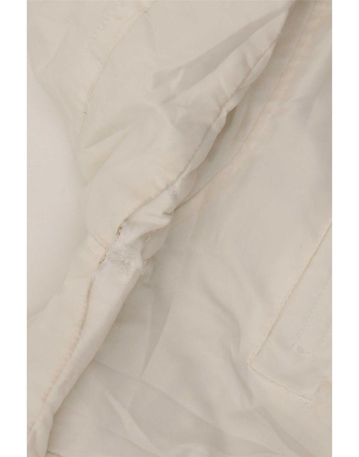 Jack & Jones Veste Bomber À Capuche Homme UK 38 Medium Blanc Polyester