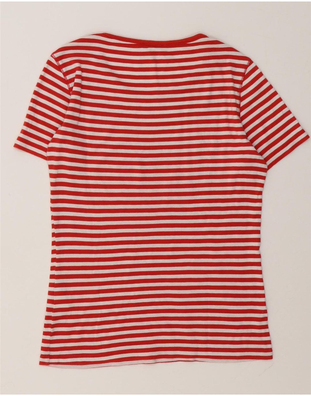 Max & Co. T-shirt graphique pour femme en coton rayé rouge moyen UK 12