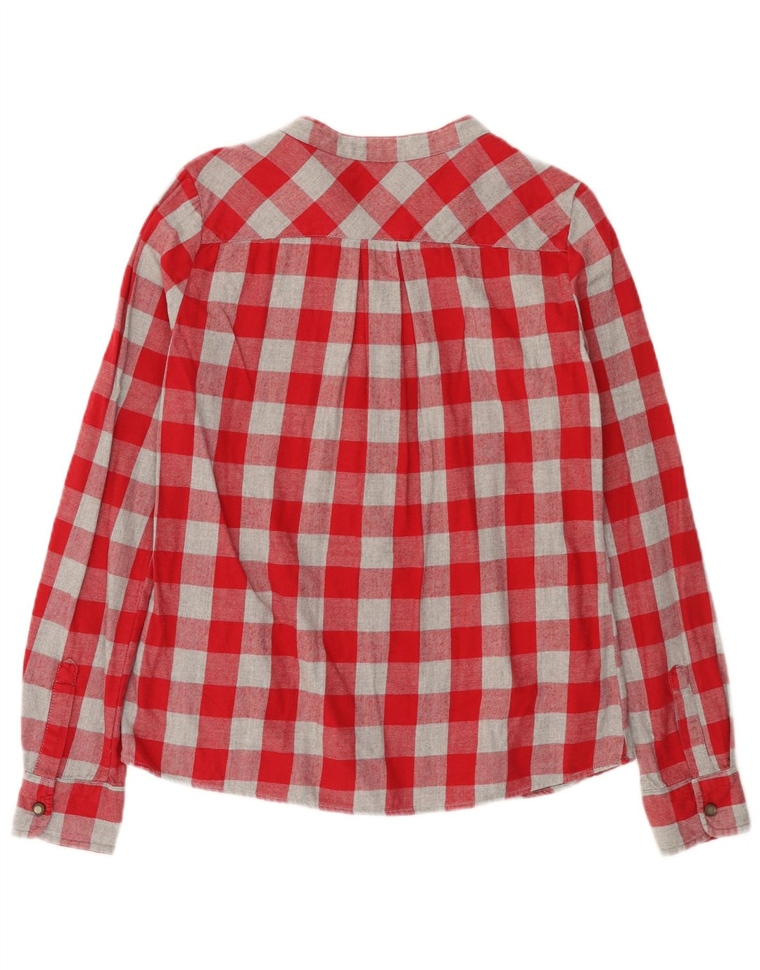 MAISON SCOTCH Chemise Pull Femme UK 12 Coton à Carreaux Rouge Moyen