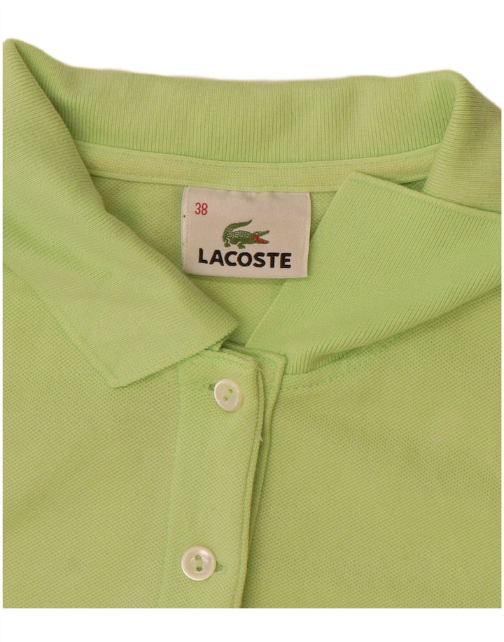 Lacoste Polo Femme Taille 38 Coton Vert Moyen