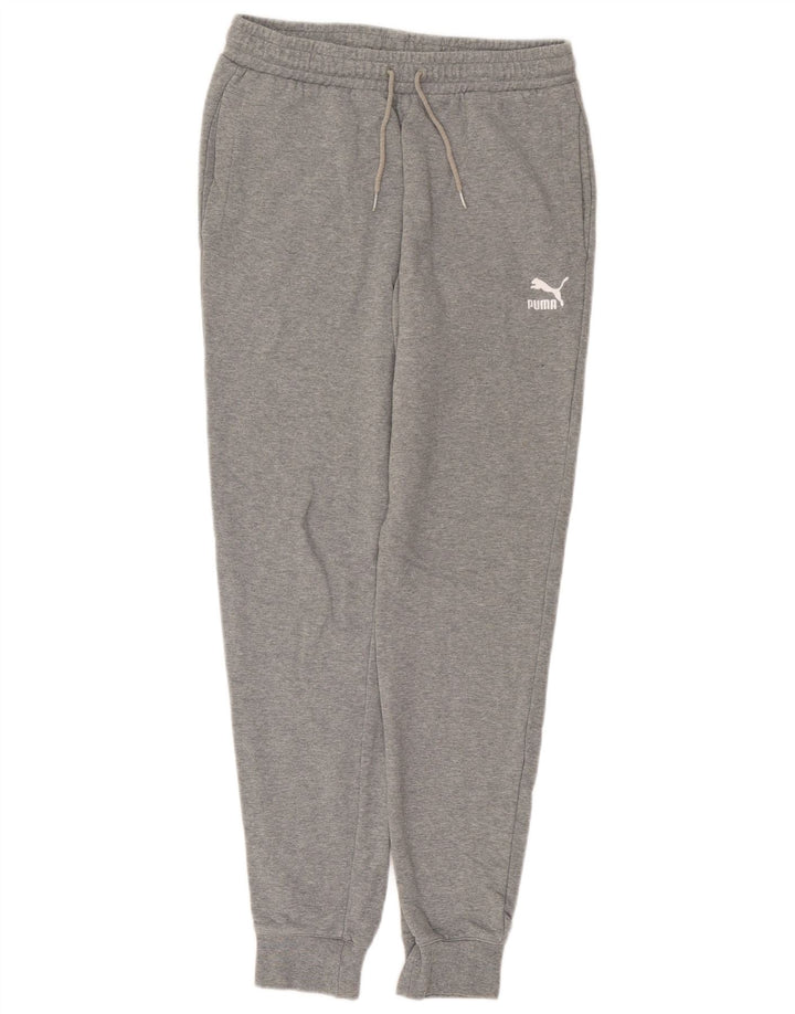 Puma Pantalon de Survêtement Joggers Homme Gris Moyen Coton