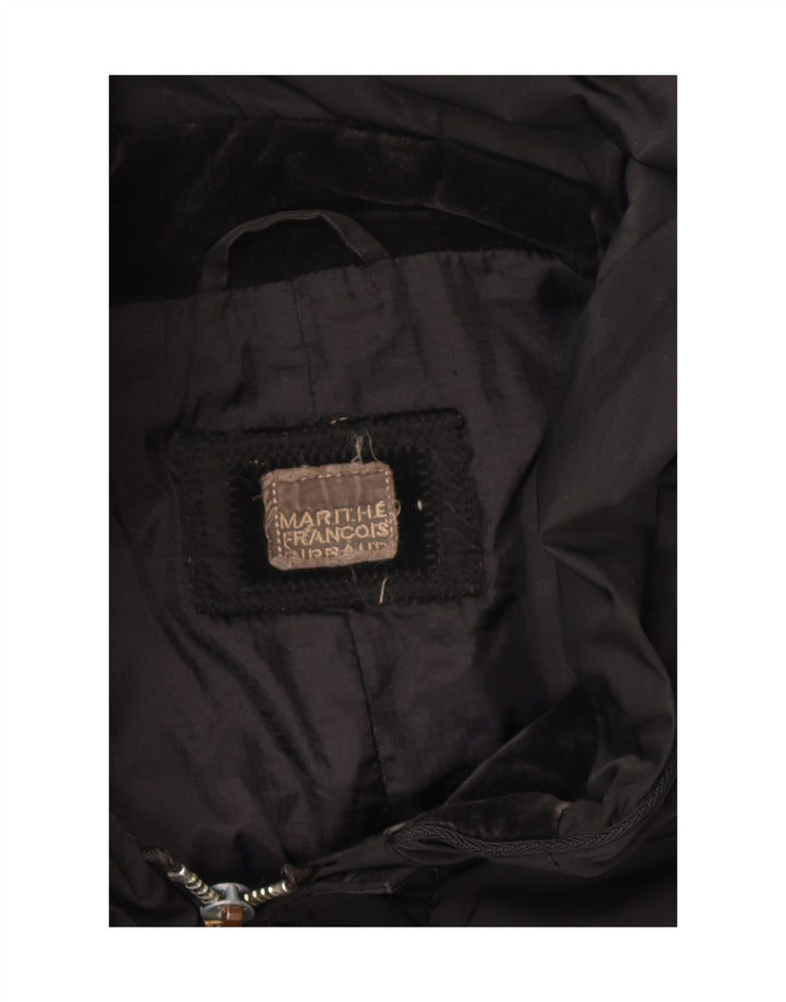 Marithe François Girbaud Manteau coupe-vent pour femme IT 46 Large Noir